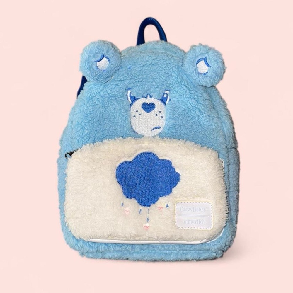 Carebears Loungefly Backpack (Grumpy Bear) - image 1
